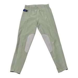 Irideon Girls Tan Stretch Equestrian Horse Riding Breeches Pants M